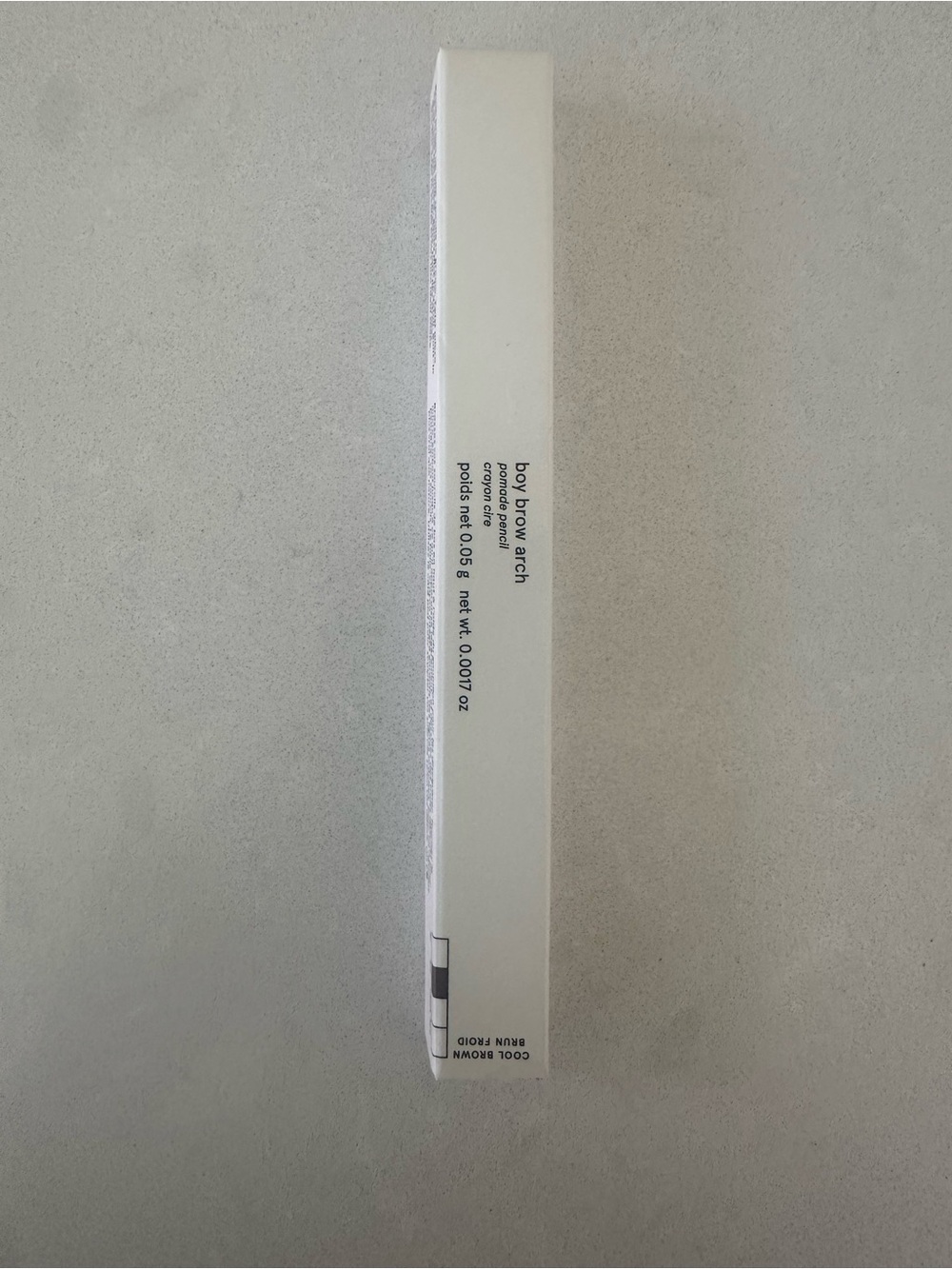 Glossier boy brow arch Precision Brow Pencil in Cool Brown